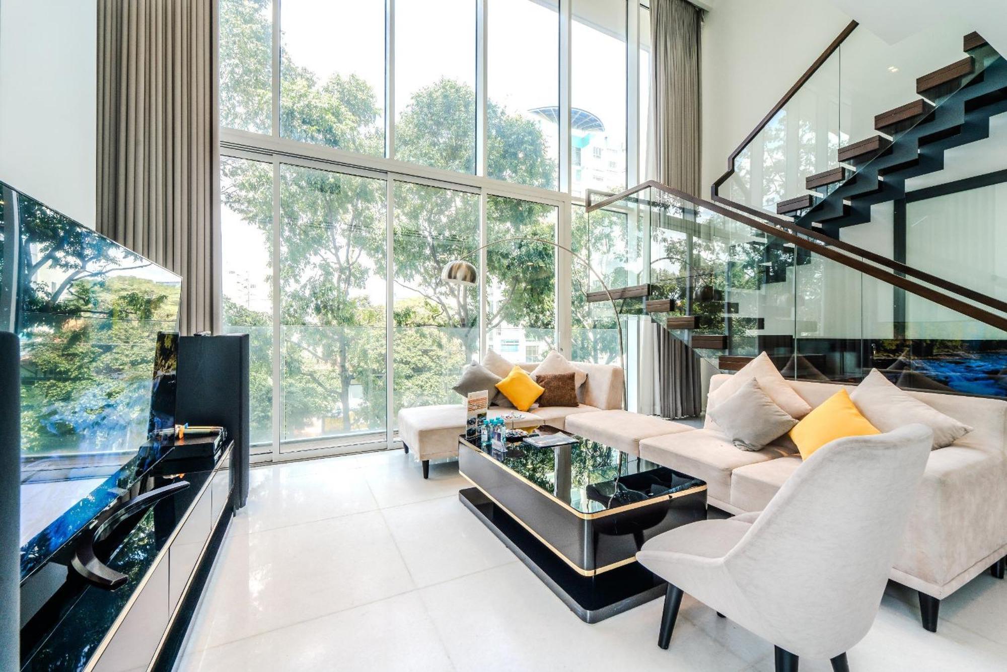 Serenity Saigon Sky Villas - Free One Way Airport Shuttle Ho-Chi-Minh-Stadt Exterior foto
