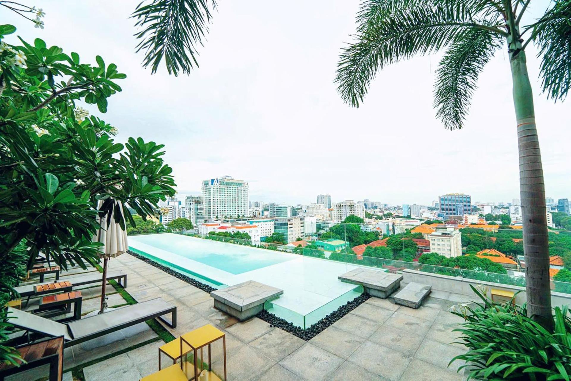 Serenity Saigon Sky Villas - Free One Way Airport Shuttle Ho-Chi-Minh-Stadt Exterior foto